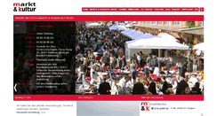 Desktop Screenshot of marktundkultur.de