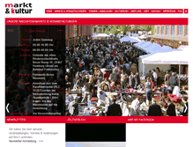 Tablet Screenshot of marktundkultur.de